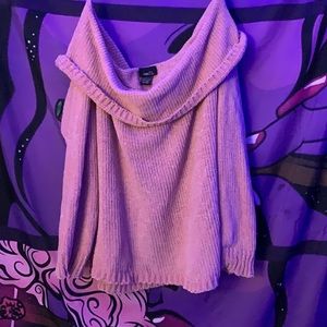 cute pink off the shoulders (or on) top